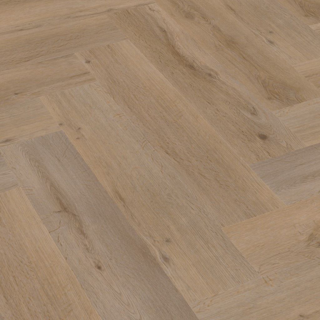 YUP Leyton herringbone dryback natural oak