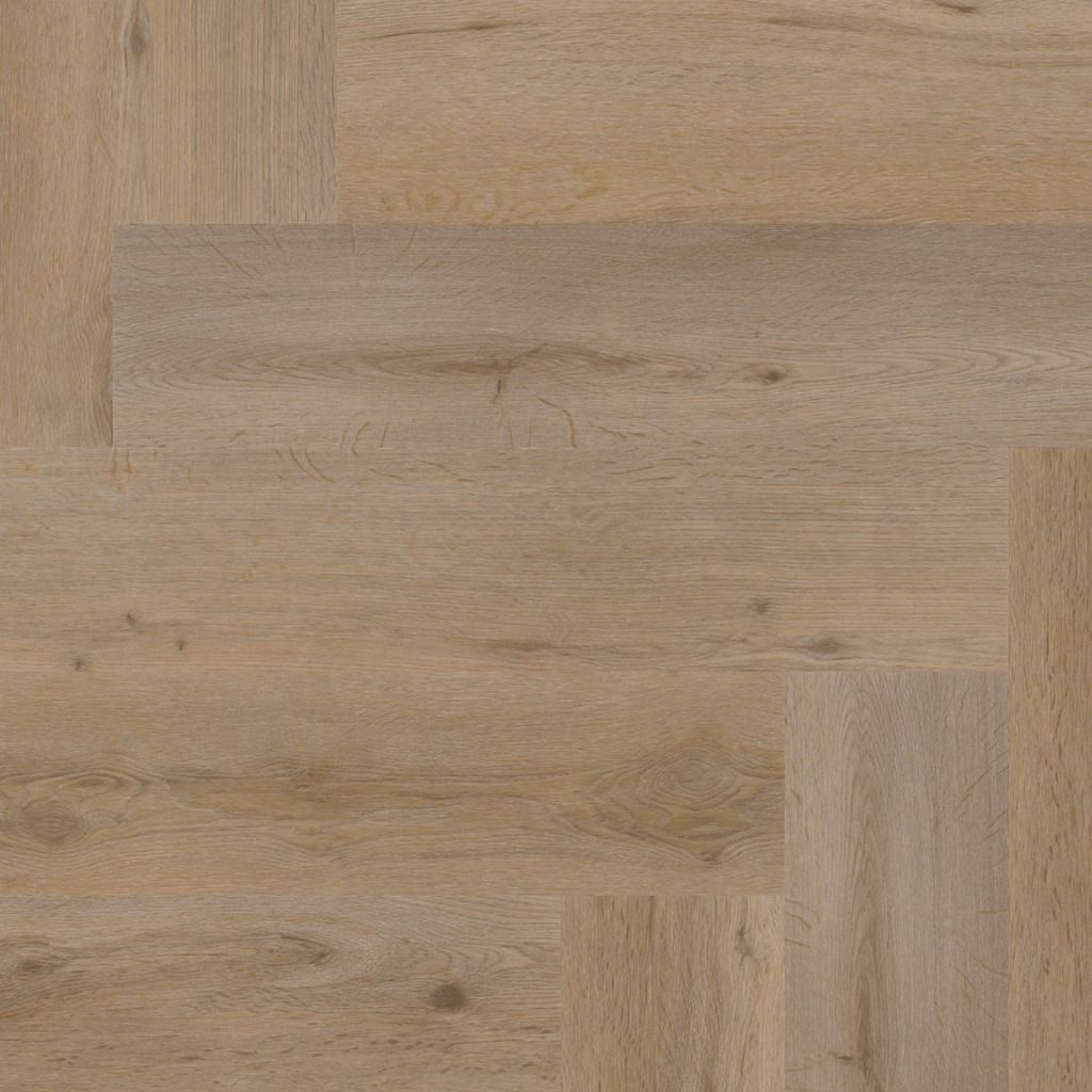 YUP Leyton herringbone dryback natural oak
