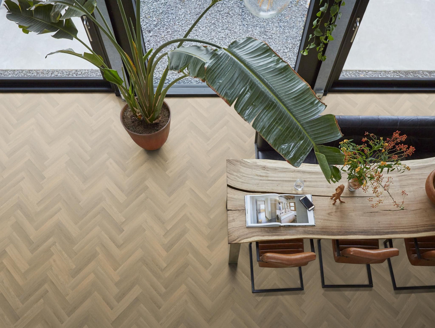YUP Herringbone Small Natural