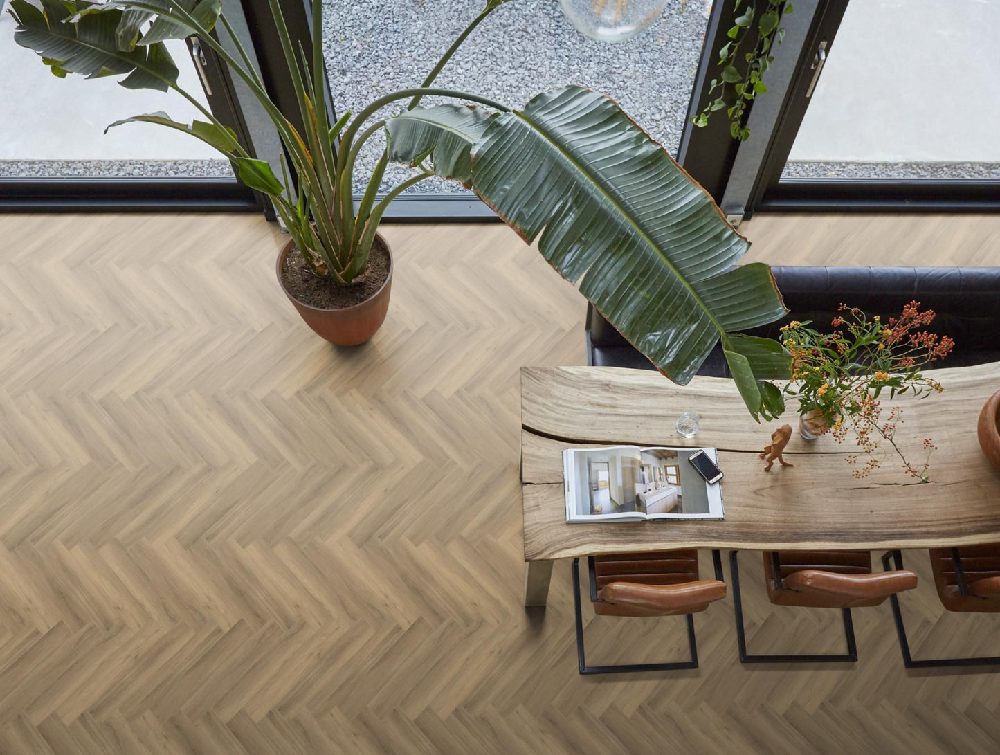 YUP Herringbone natural
