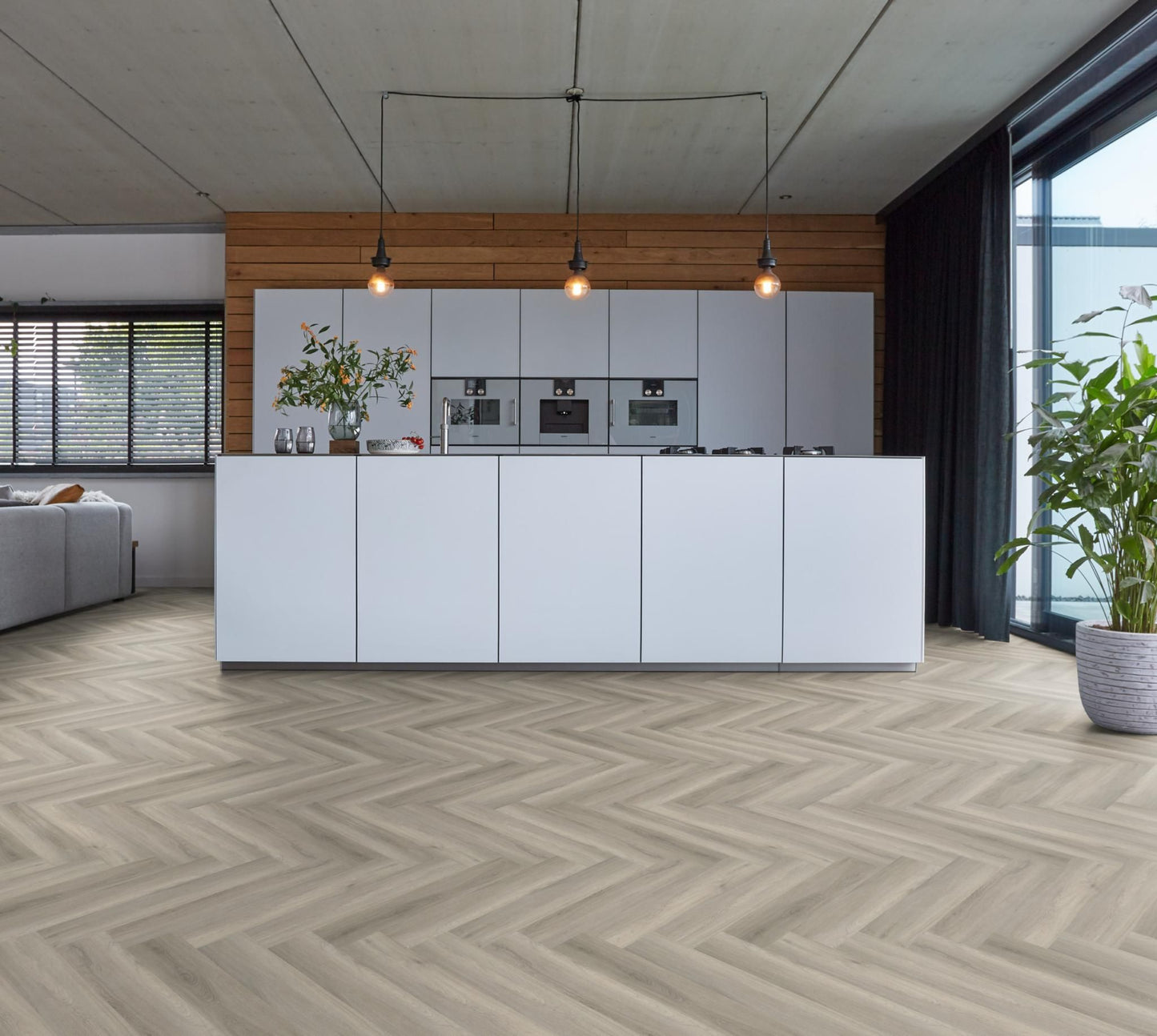 YUP Herringbone grey