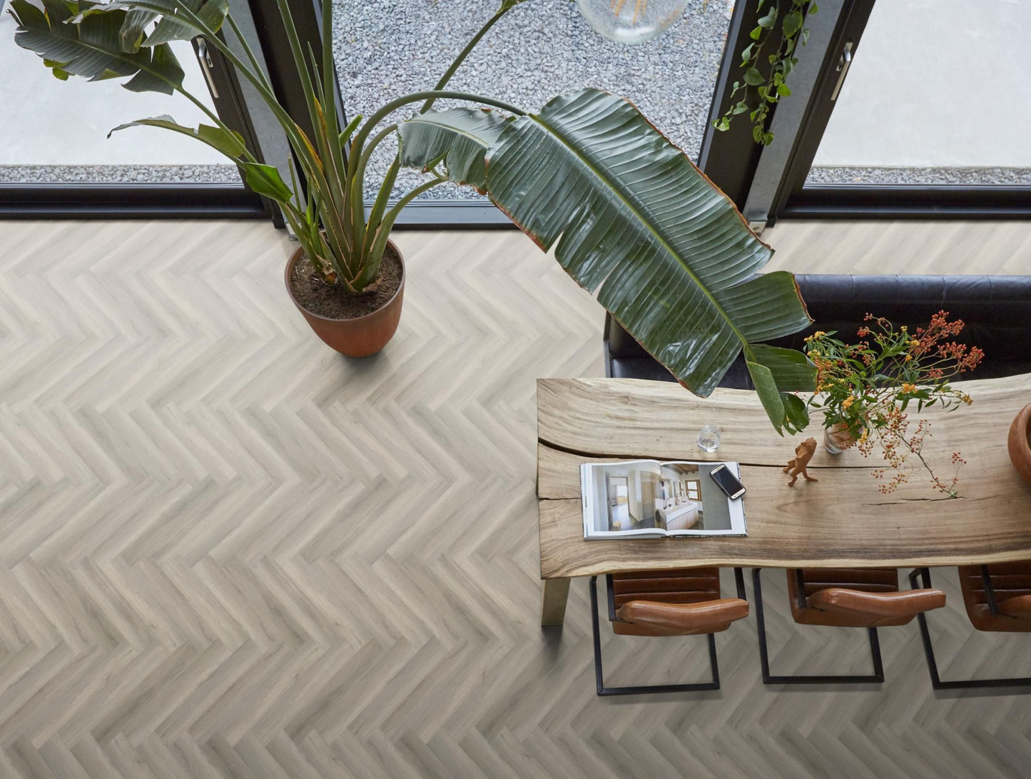 YUP Herringbone grey