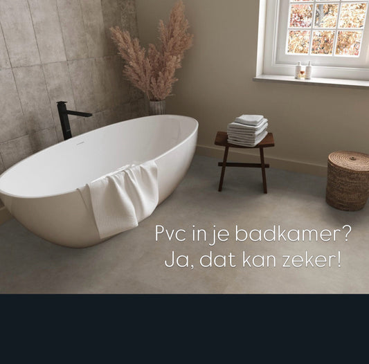 PVC vloer in de badkamer ? Ja, dat kan zeker!